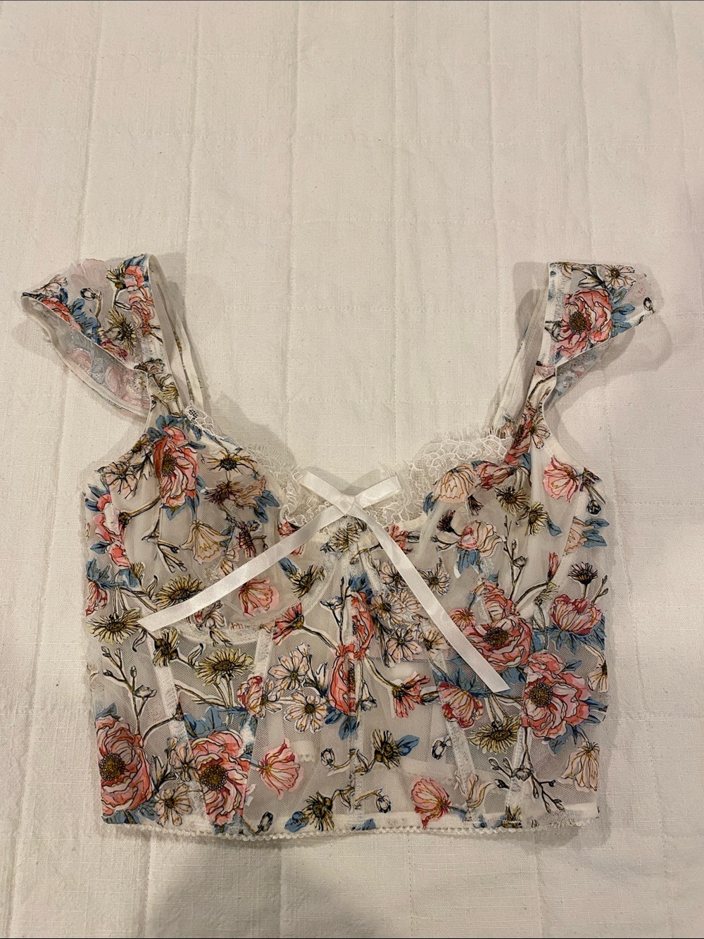 Victorias’s Secret Dream Angels Floral Corset Top
